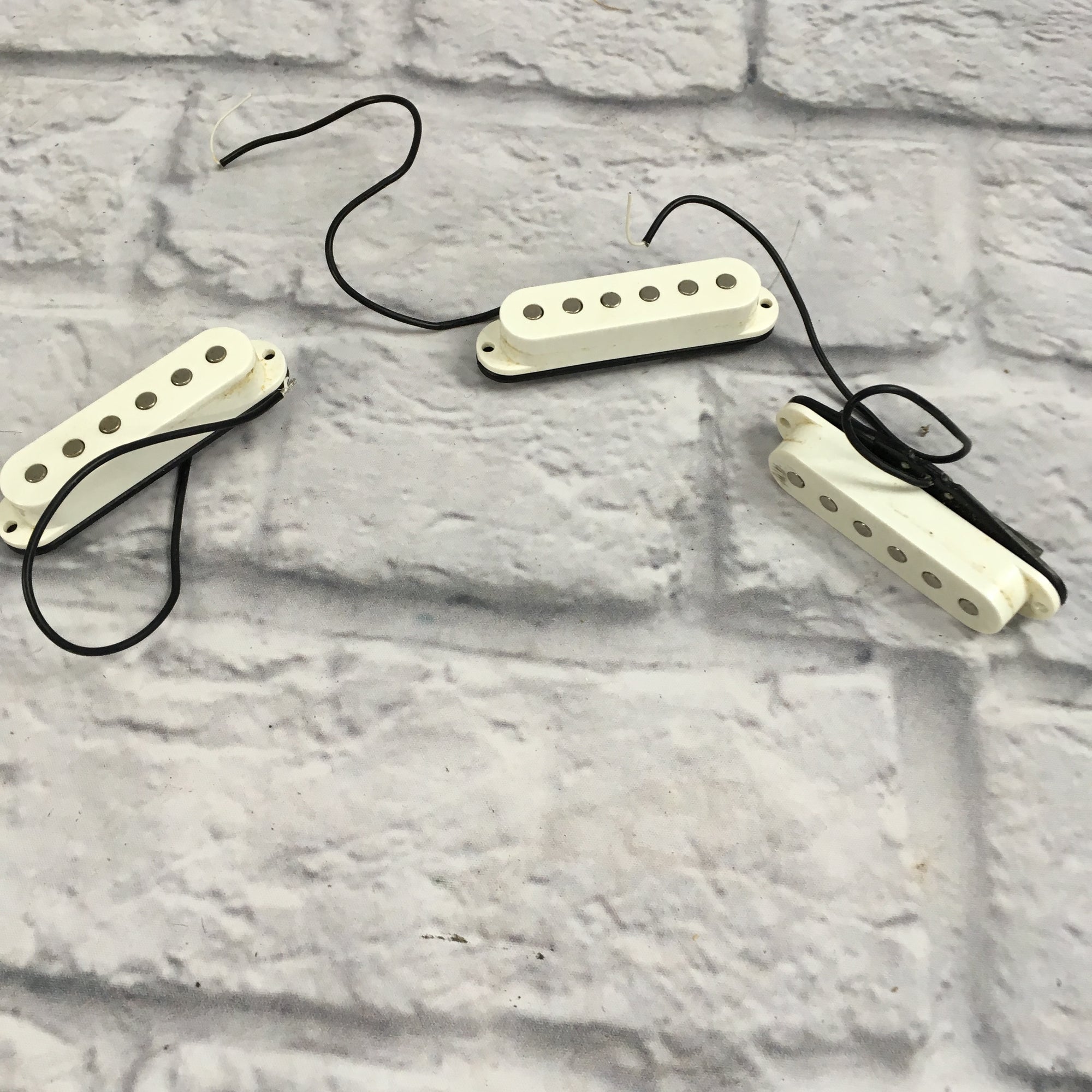 Unknown Strat White Electric Guitar Pickups - Set  of 3