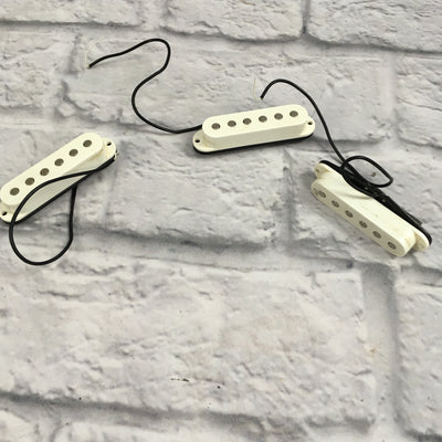 Unknown Strat White Electric Guitar Pickups - Set  of 3