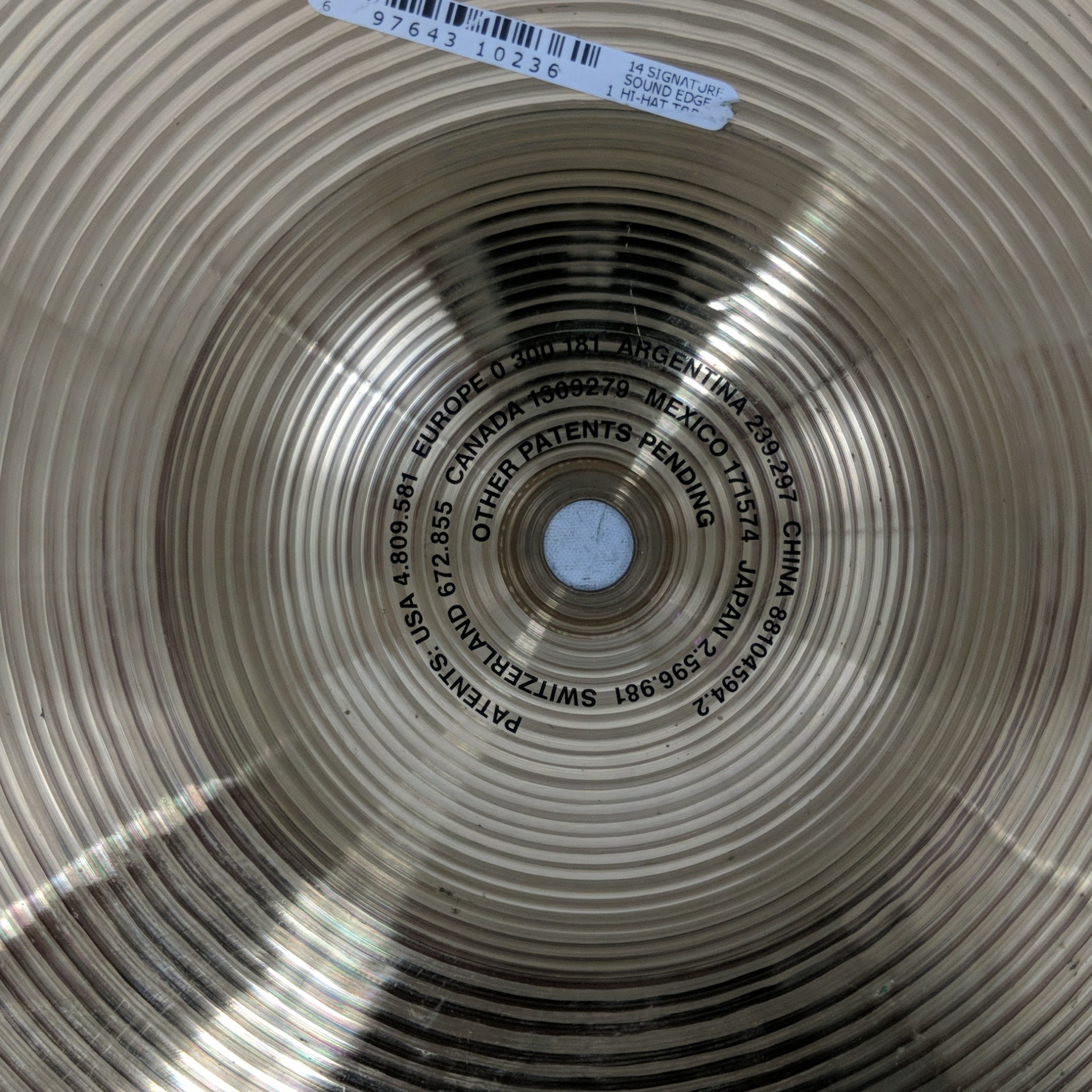 Paiste 14" Signature Sound Edge Hi-Hat Cymbals (Pair) Traditional