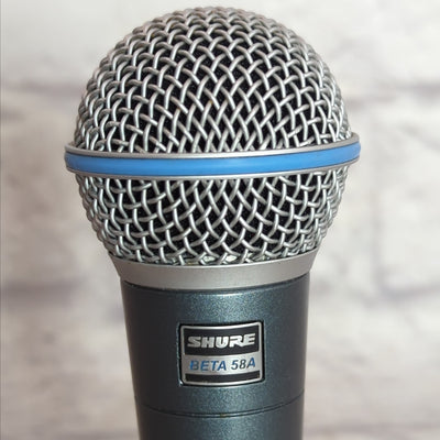 Shure BETA 58A Handheld Supercardioid Dynamic Microphone