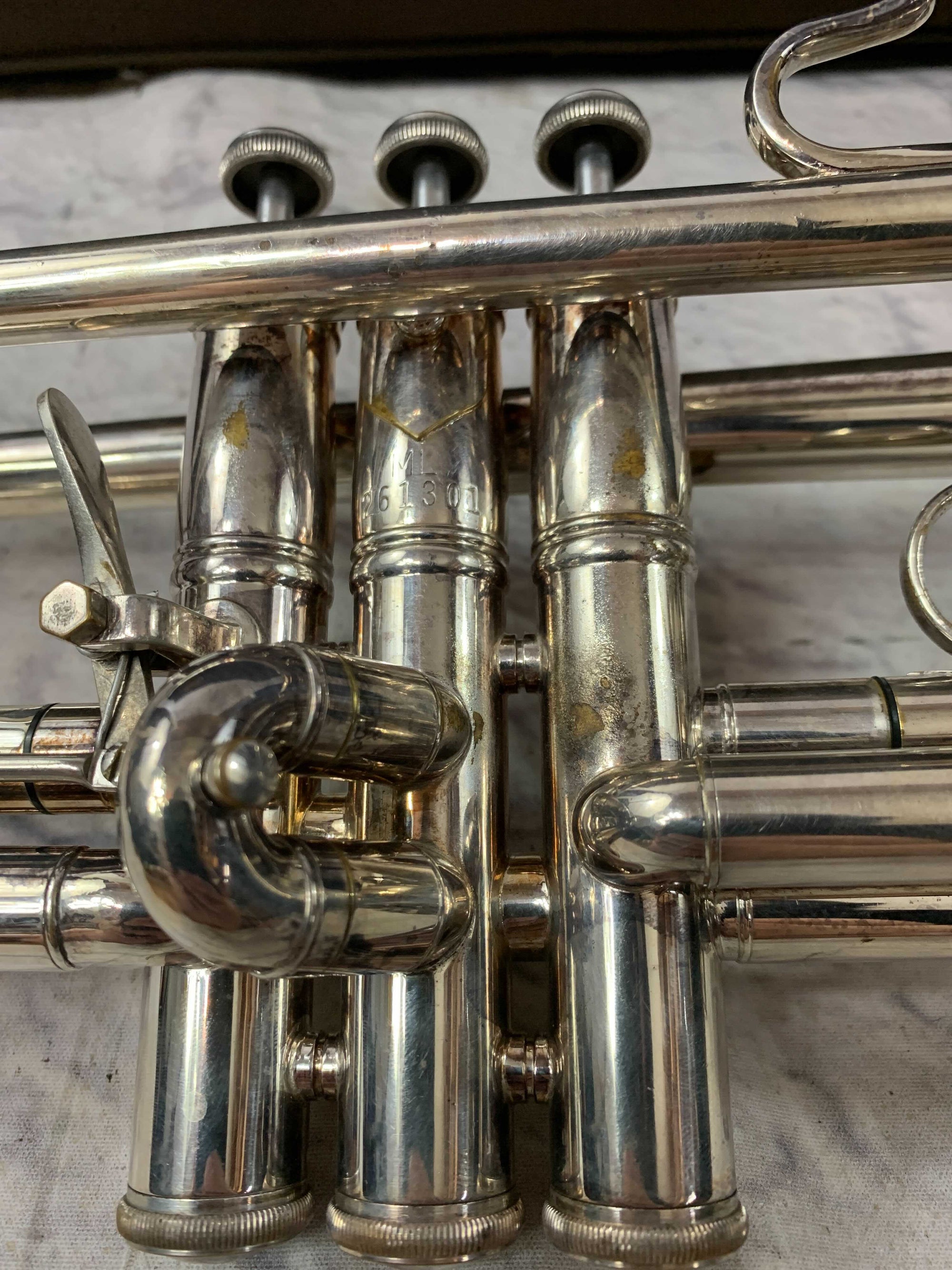 Bach Stradivarius Model 43 Silver Plated Trumpet w/ case