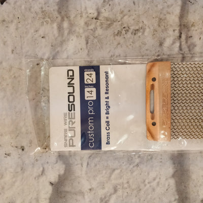 PureSound 14in CPB1424 Custom Pro Brass 24 Strand Snare Drum Wires