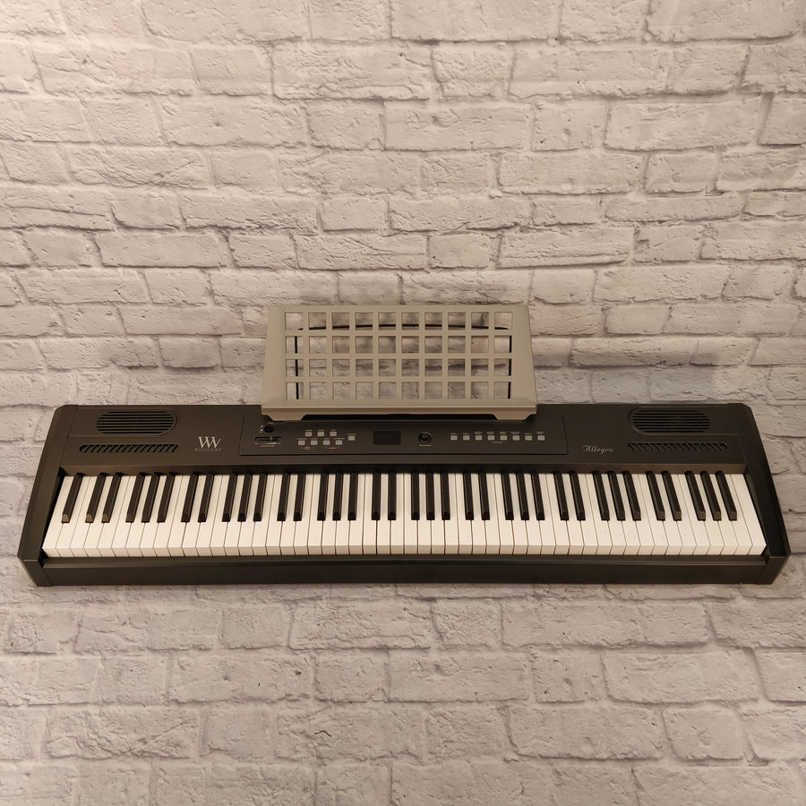 Williams Allegro Weighted 88 Key Keyboard w Accessories