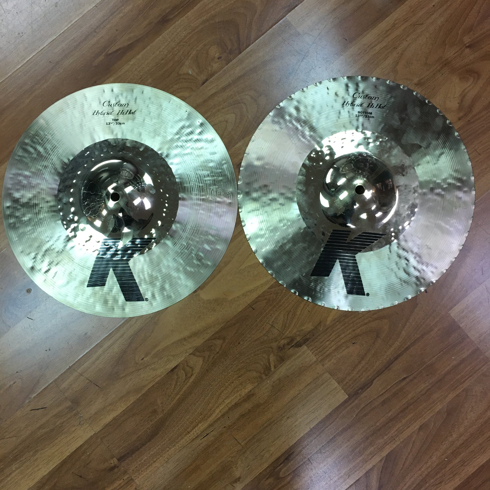 Zildjian K-Custom 13 1/4" Hybrid Hi-Hats
