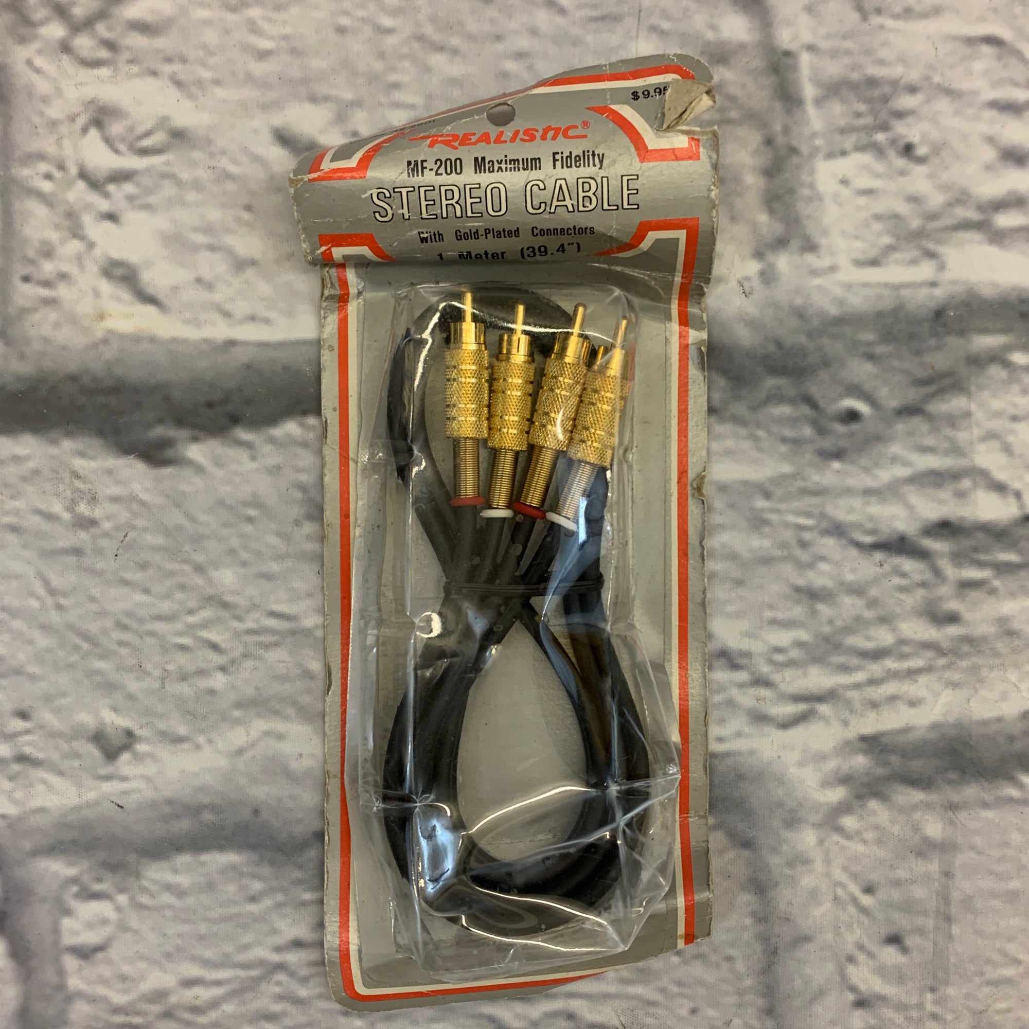 Realistic MF-200 Gold-plated  Stereo Cable 1M (3ft) NOS
