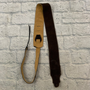 Franklin Straps 2.5" Brown Suede Leather Strap
