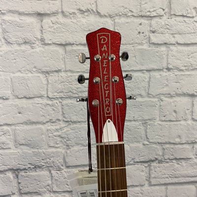 Danelectro '59 Mod NOS+ Electric Guitar - Red Metal Flake
