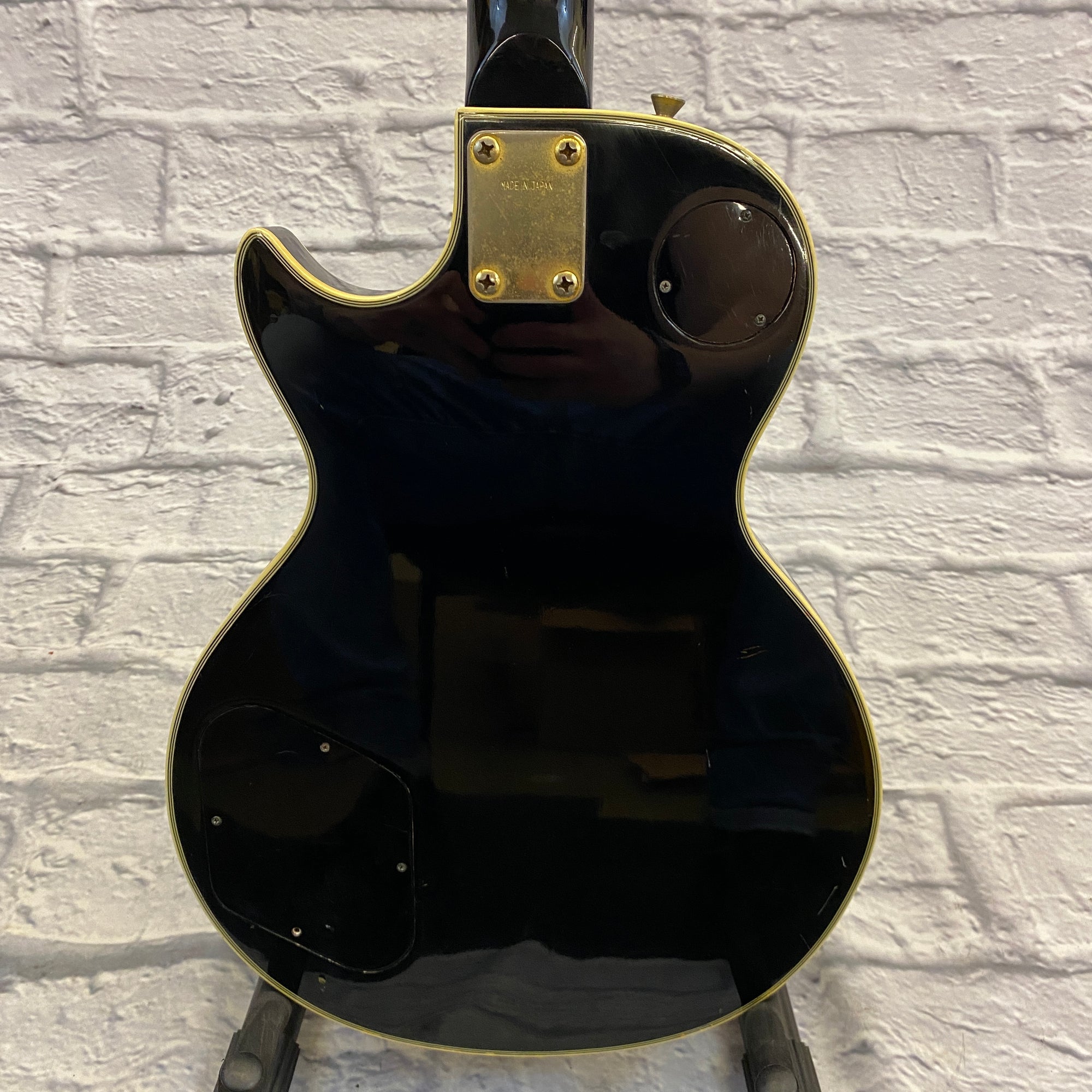 Vintage MIJ LP Style Electric Guitar Black