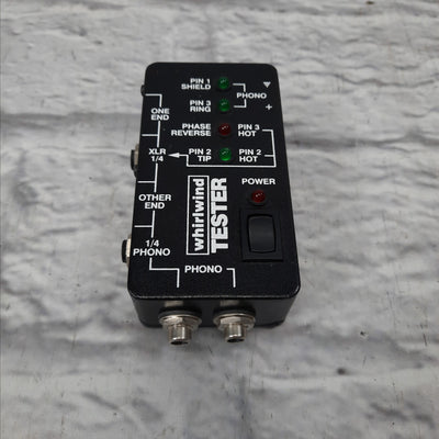 Whirlwind TESTER Audio Cable Tester for XLR, 1/4" and RCA Cables