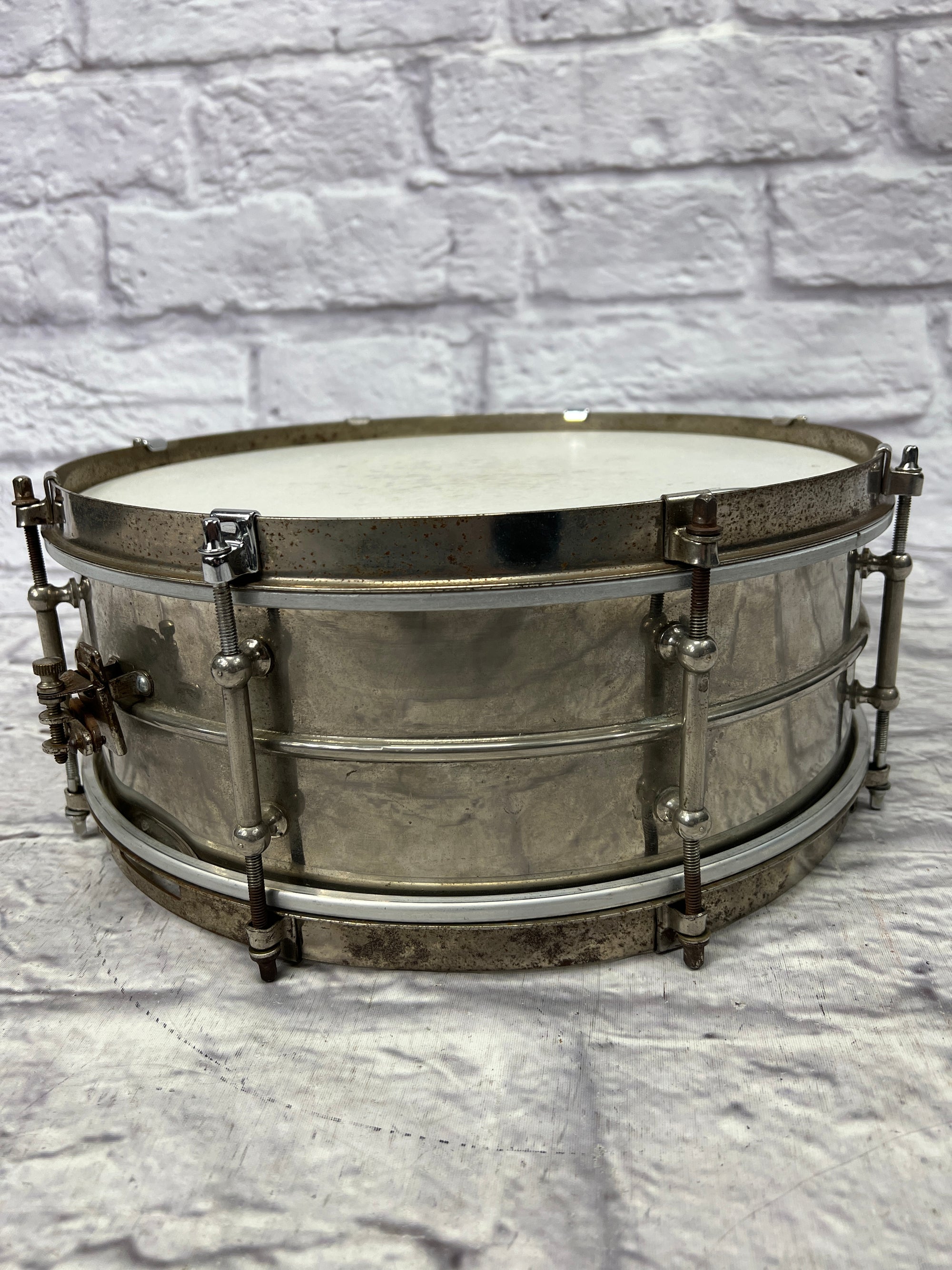 Unknown 1920s Nickel Over Brass 14x5" Snare