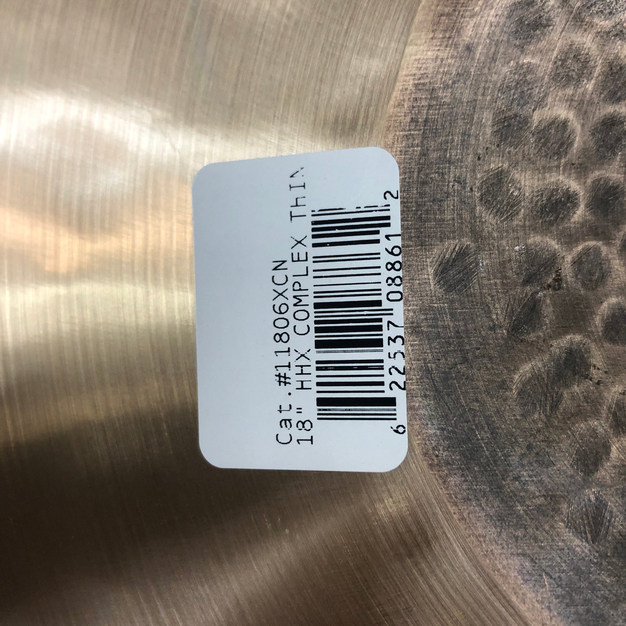Sabian 18 HHX Complex Thin Crash Cymbal