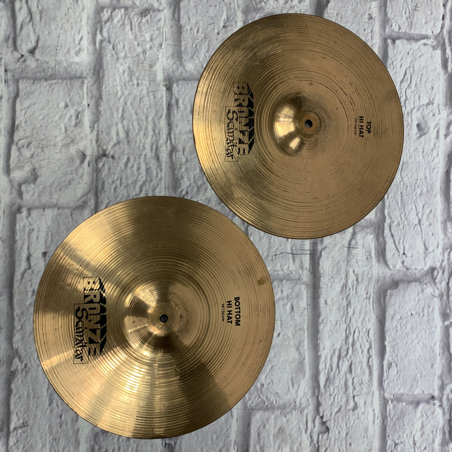 Zildjian Bronze Scimitar 14" Hi-Hats (Pair)
