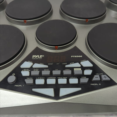 Pyle PTED06 Tabletop Drum Machine Electronic Drum Pads