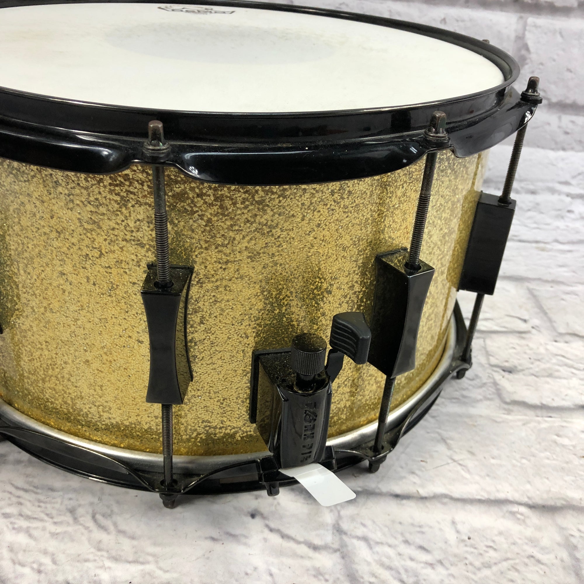 Pork Pie The Little Squealer 14in Gold Sparkle Snare Drum