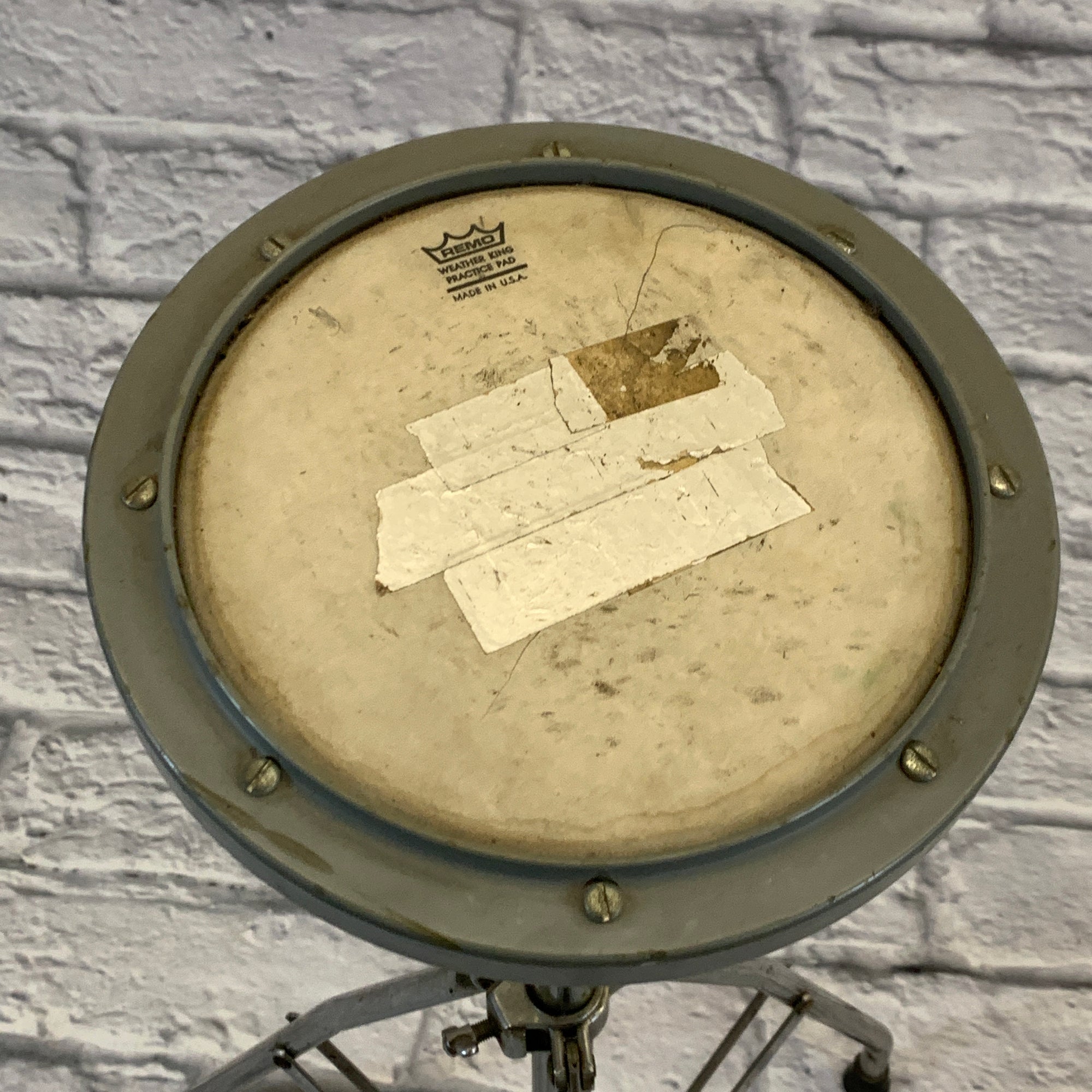 Slingerland Cymbal Stand w/ Remo Practice Pad