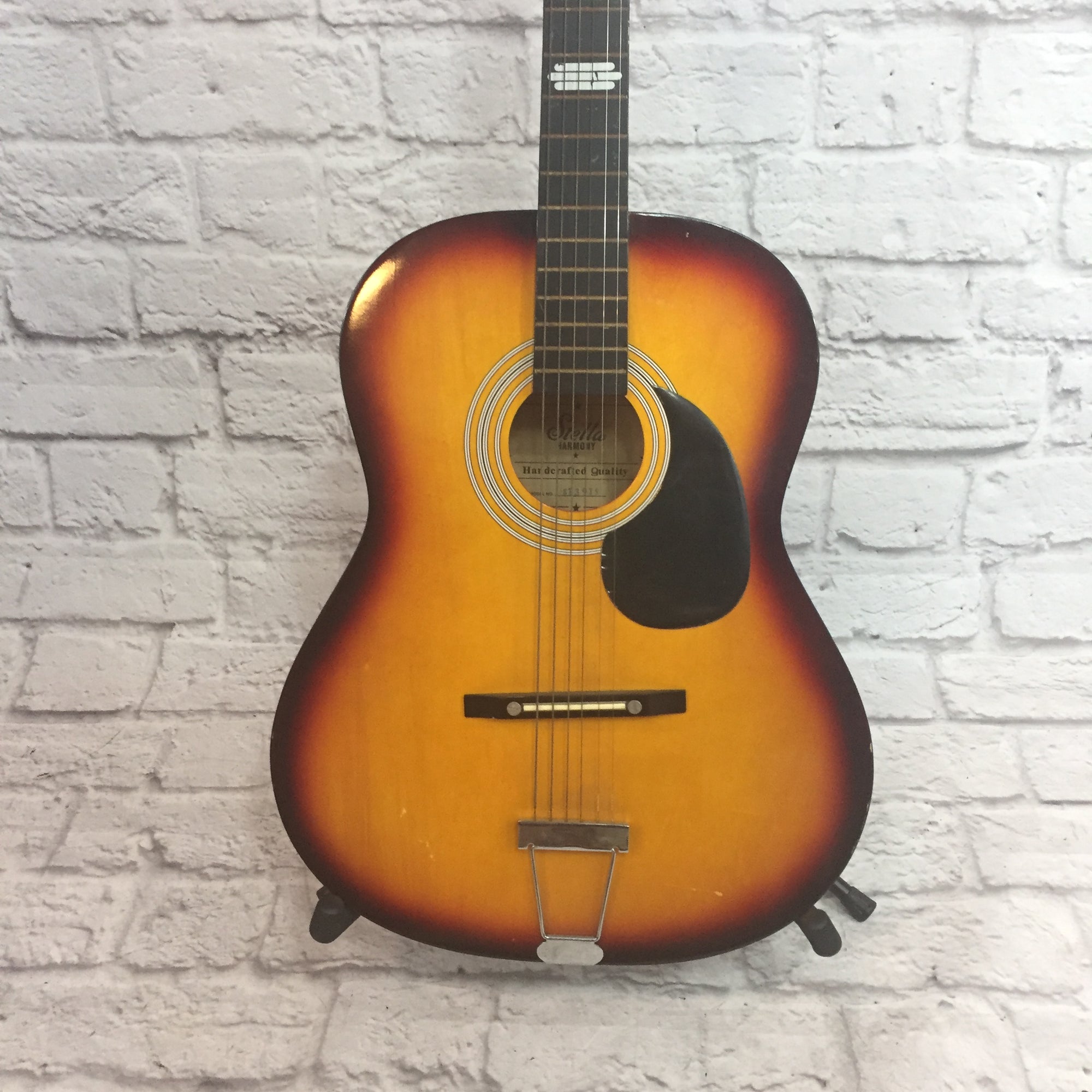 Harmony Stella ST39TS Parlor Acoustic Guitar Tobacco Sunburst