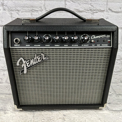 Fender Champion 20 Guitar Combo w/ cover