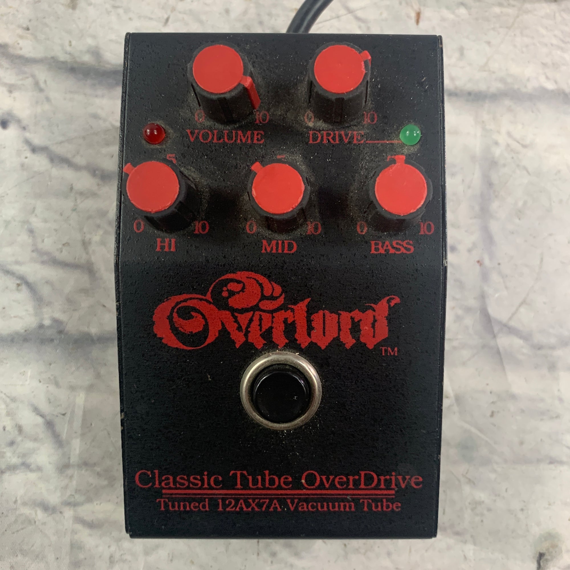 Vintage Dean Markley Overlord Classic Tube Overdrive Guitar Pedal
