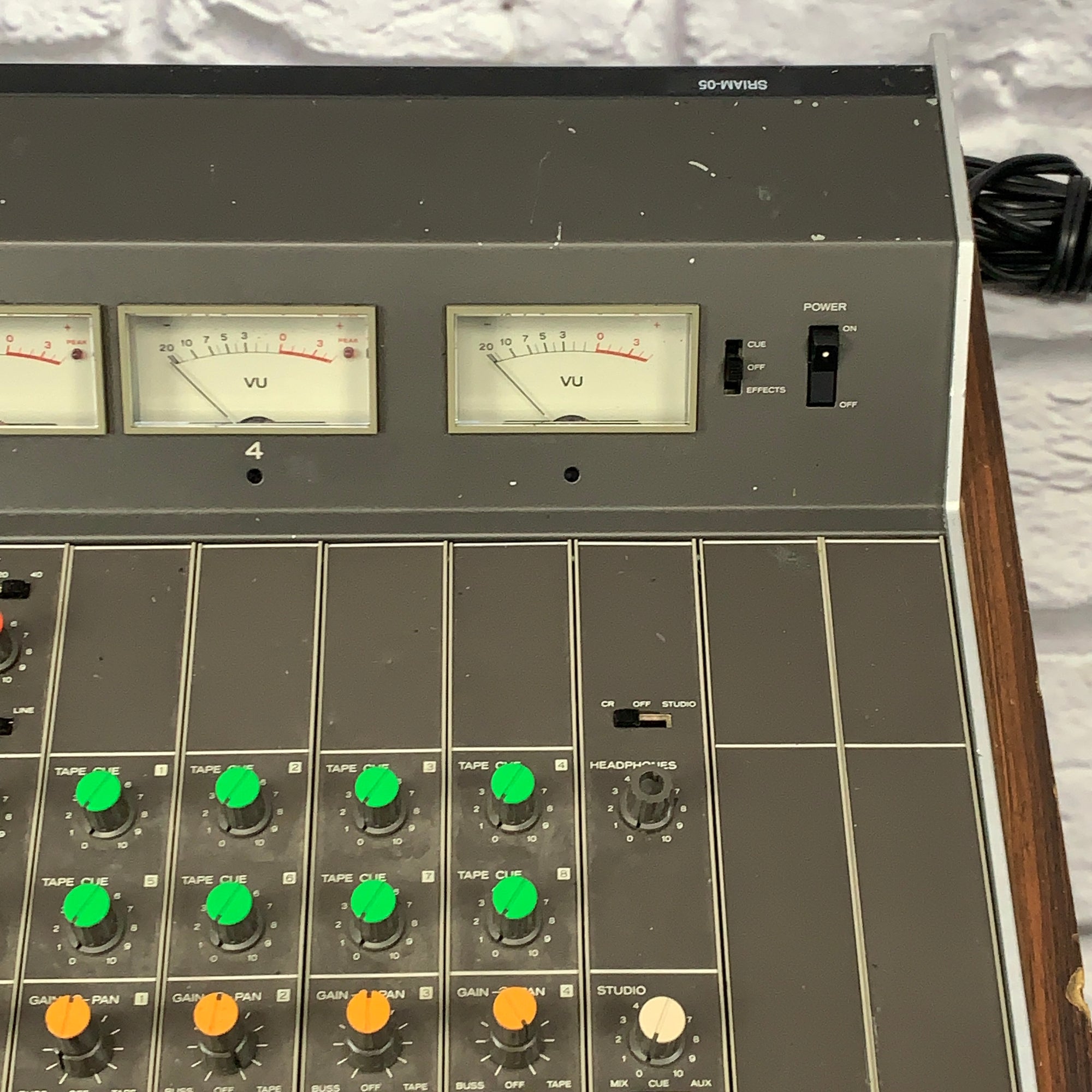 Vintage Tascam TEAC M-35 Mixing Console w/ Road Case