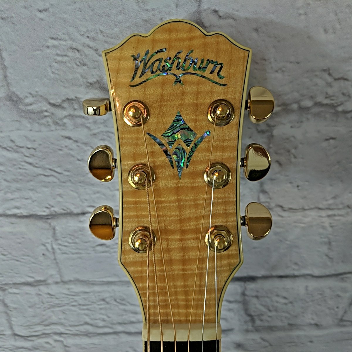 Washburn WJ40SCE Jumbo Acoustic Guitar With Hardshell Case