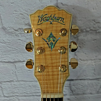 Washburn WJ40SCE Jumbo Acoustic Guitar With Hardshell Case