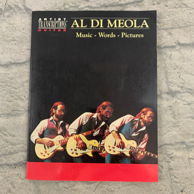 Hal Leonard Artist Transcription Al Di Meola Music Words Pictures Guitar Book
