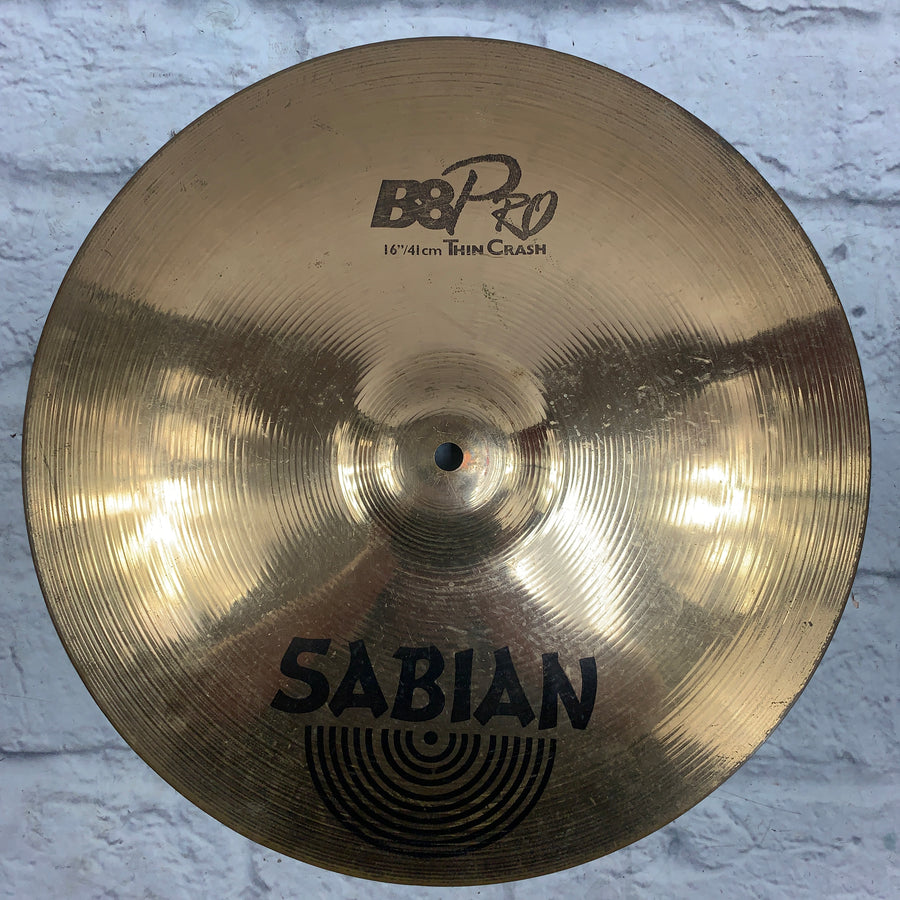 Sabian 16 B8 Pro Thin Crash Cymbal
