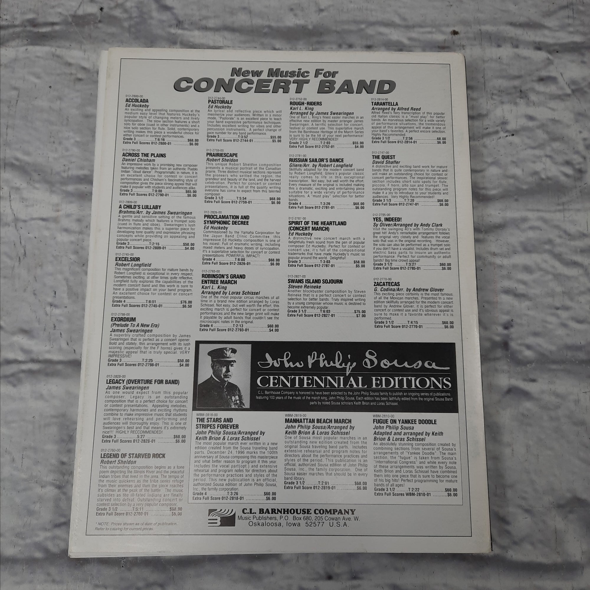 Across The Plains - Chisham - C.L. Barnhouse Co. Book