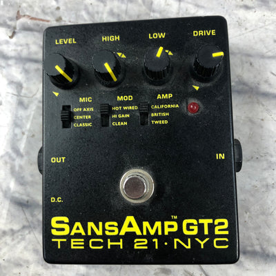 Tech 21 Sansamp GT2 Tube Amp Emulation Pedal