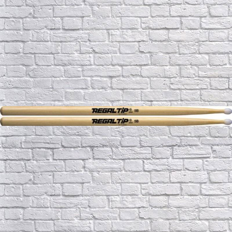 RegalTip 125NT Hickory Natural Sticks 5B