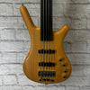 Warwick Rockbass Corvette Fretless 5 String Bass Guitar AS IS