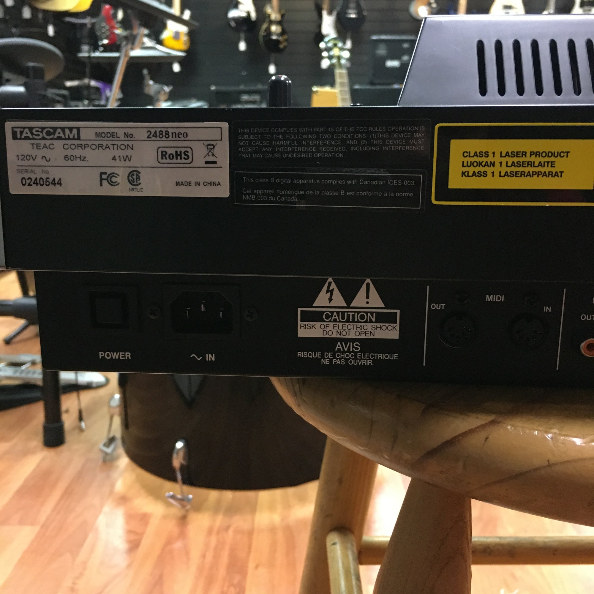 Tascam Digital Portastudio 2488neo Recording CD Workstation