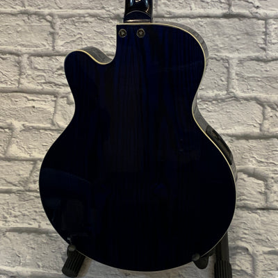 Olympia by Tacoma OMC-11CE6 Acoustic Guitar Blue