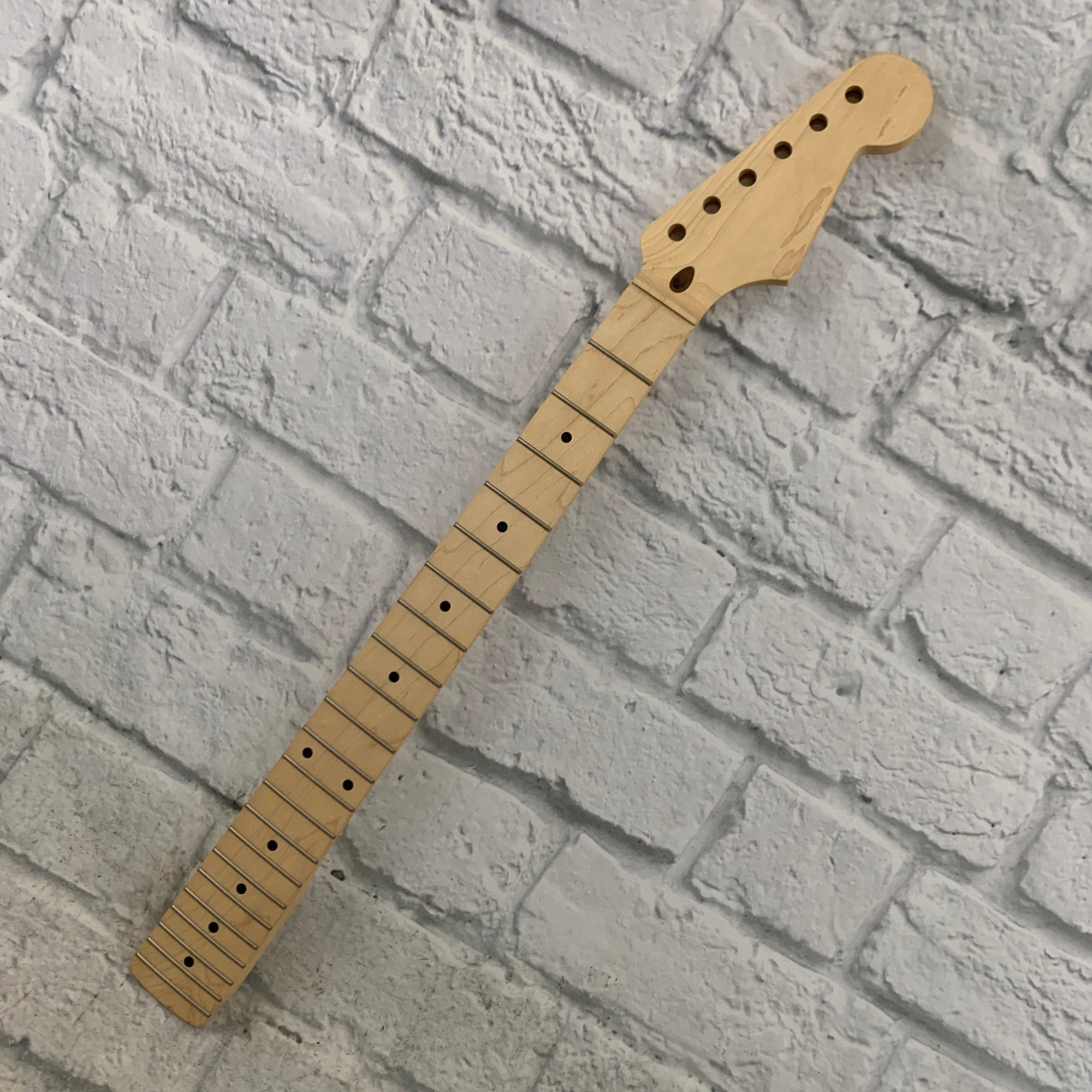 WD Licensed By Fender Replacement 22 Fret Neck For Stratocaster Big Headstock