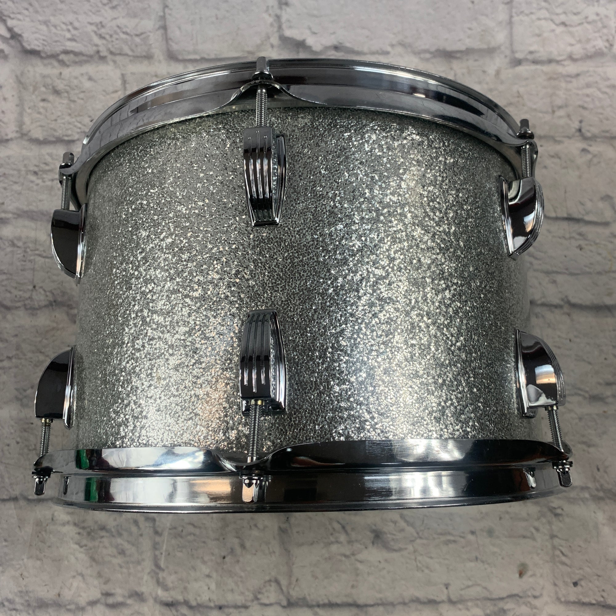 Ludwig 12x8 Silver Sparkle 1990s Rack Tom