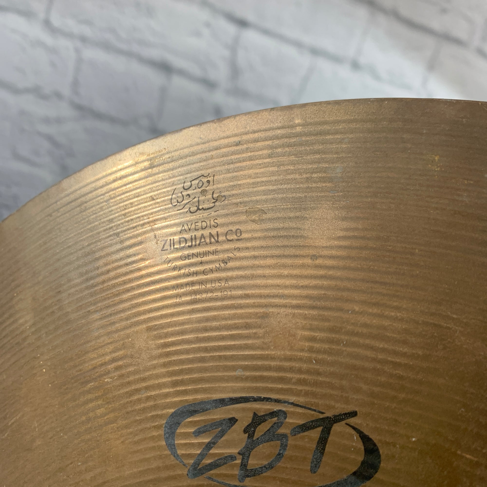 Zildjian ZBT 16" Crash AS IS