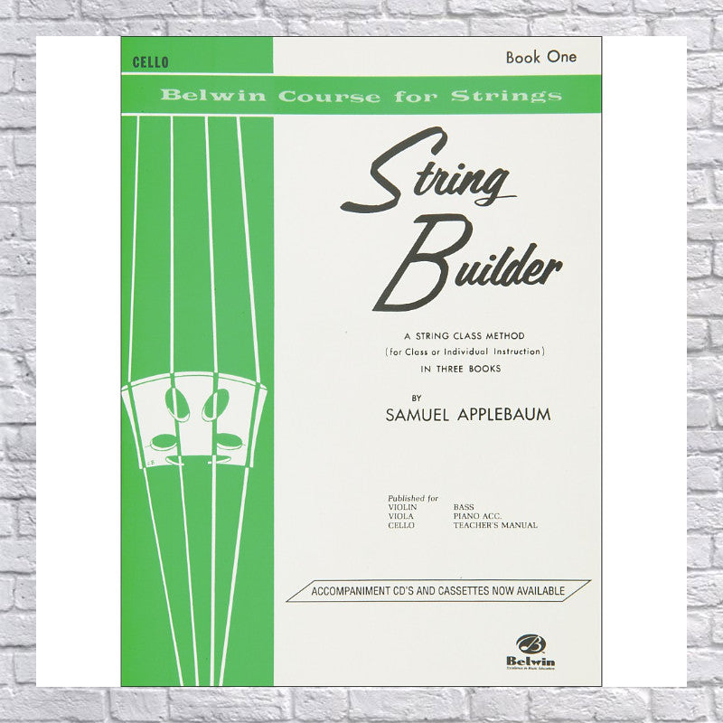Alfred String Builder Cello Book I