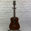 Luna SAF MUS MAH Safari Muse Travel Acoustic Guitar - Mahogany w/ Gig Bag