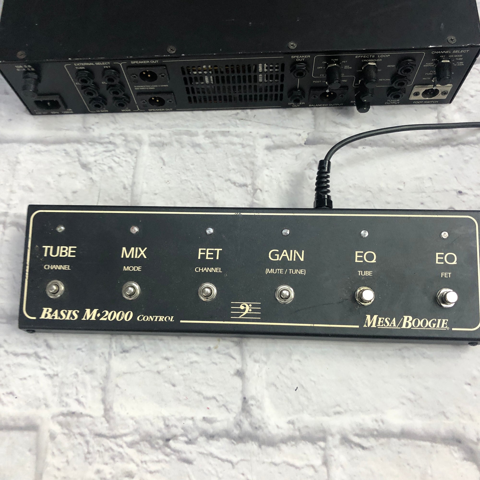 Mesa Boogie Basis M2000 with Foot Controller Switch