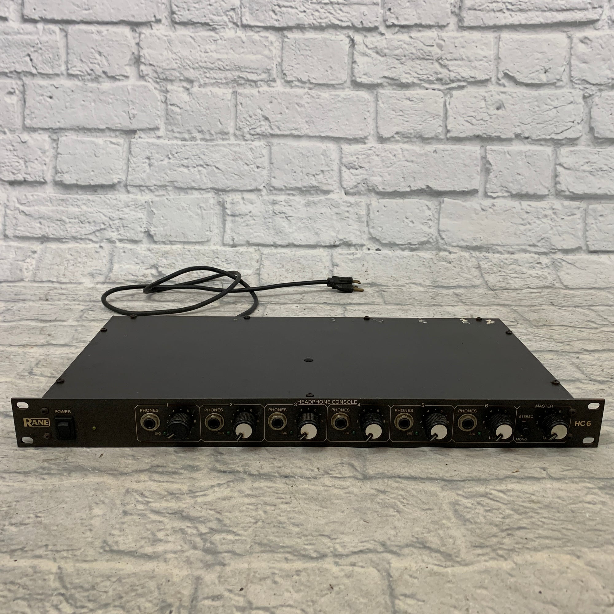 Rane HC 6 Rackmount Headphone Amp 6 Input AS IS FOR PARTS