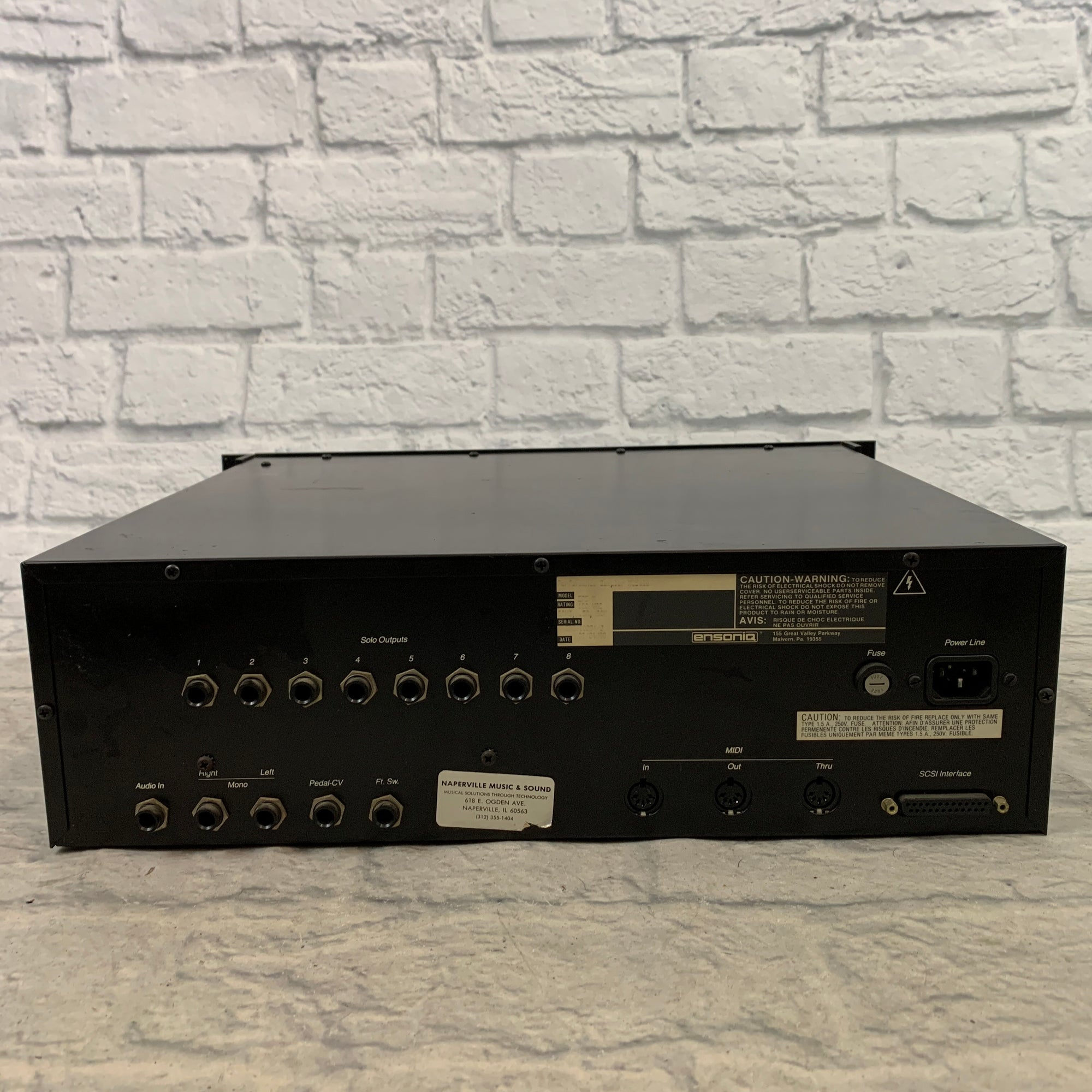 Vintage 1980s Ensoniq EPSm Rackmount Performance Sampler Rack Synth