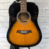 Hola HG-41SB Sunburst Dreadnaught Acoustic Guitar with Soft Case