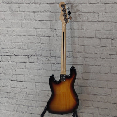 Squier Jazz Bass 4 String 3-Tone Sunburst Bass Guitar