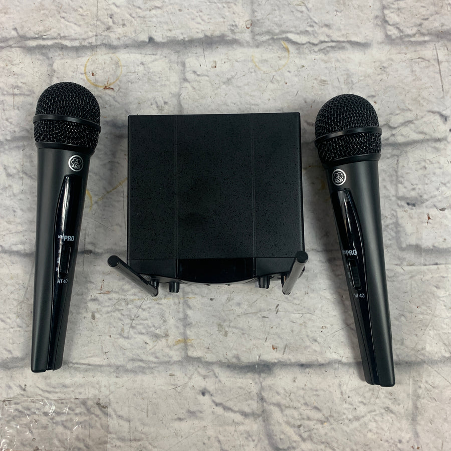 AKG SR40 Mini 2 Dual Wireless Handheld Microphone Outfit