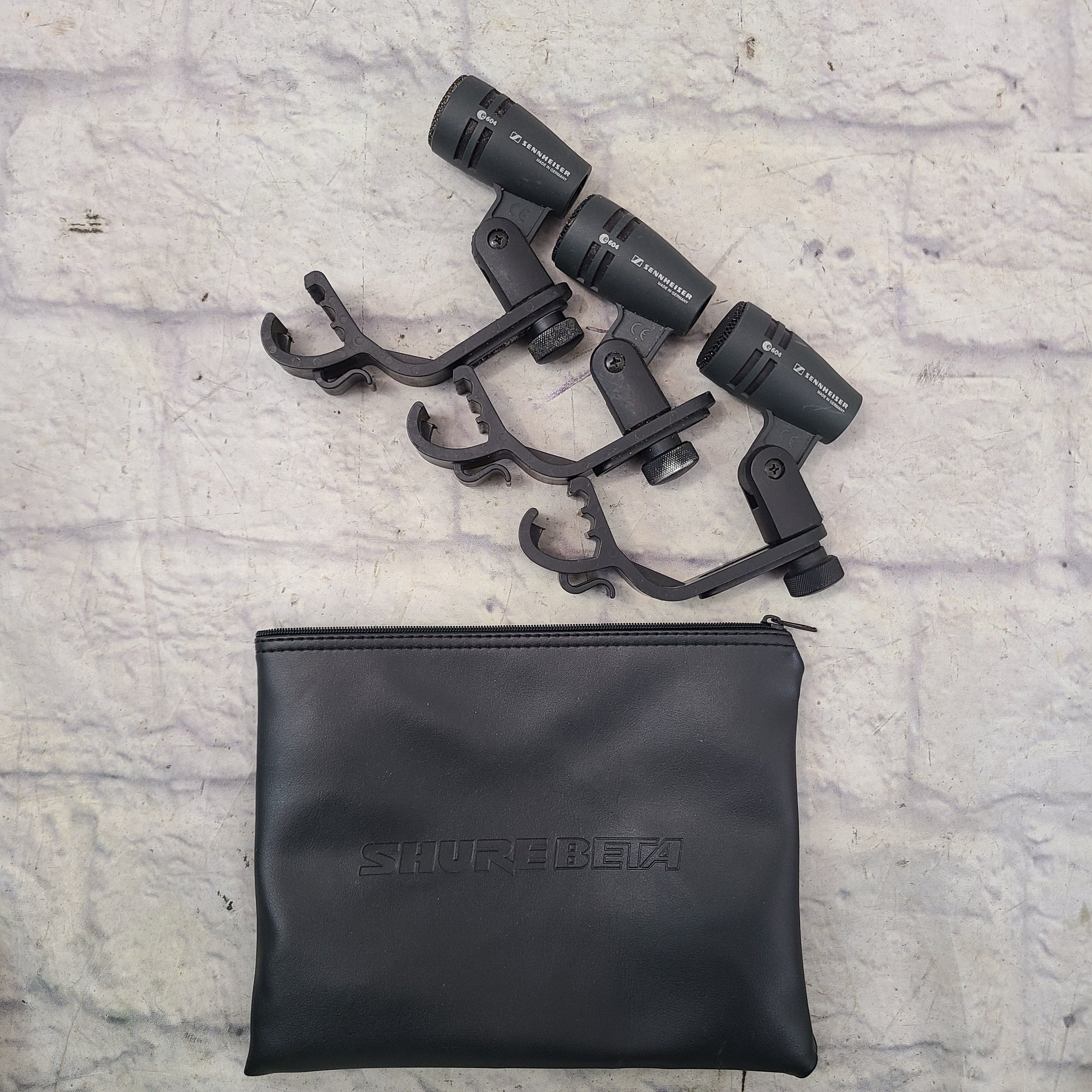 3 Sennheiser e604 Cardioid Dynamic Drum MicrophoneS