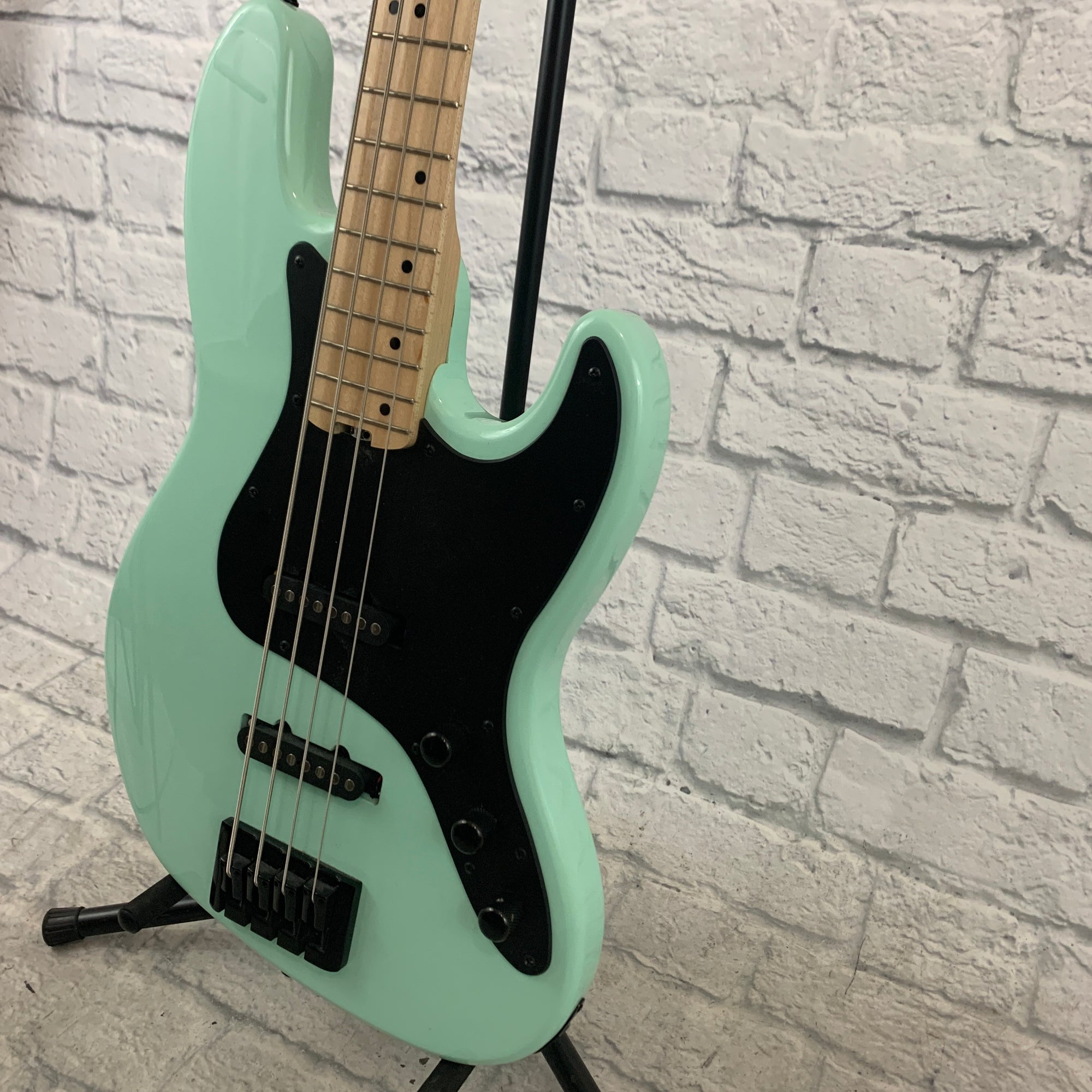 Schecter J4 Diamond Series 4 String Bass - Sea Foam Green