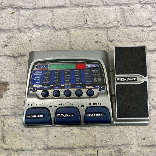 Digitech RP300R Amp Modeling Pedal Evolution Music