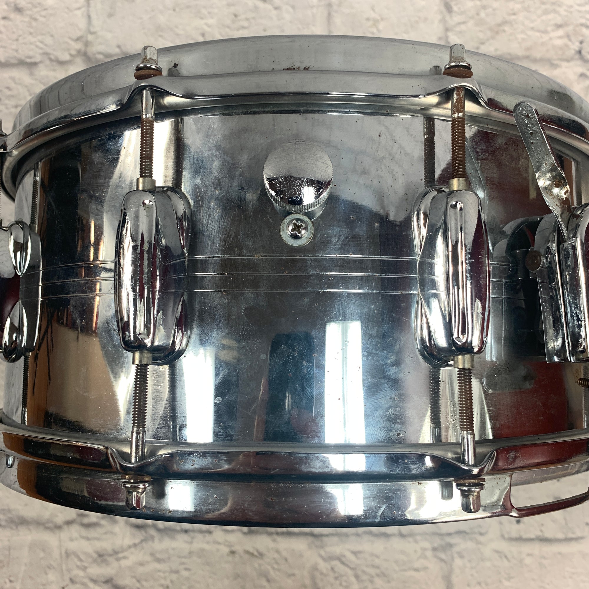 Slingerland 14 x 6.5 Chrome Over Steel Snare Drum
