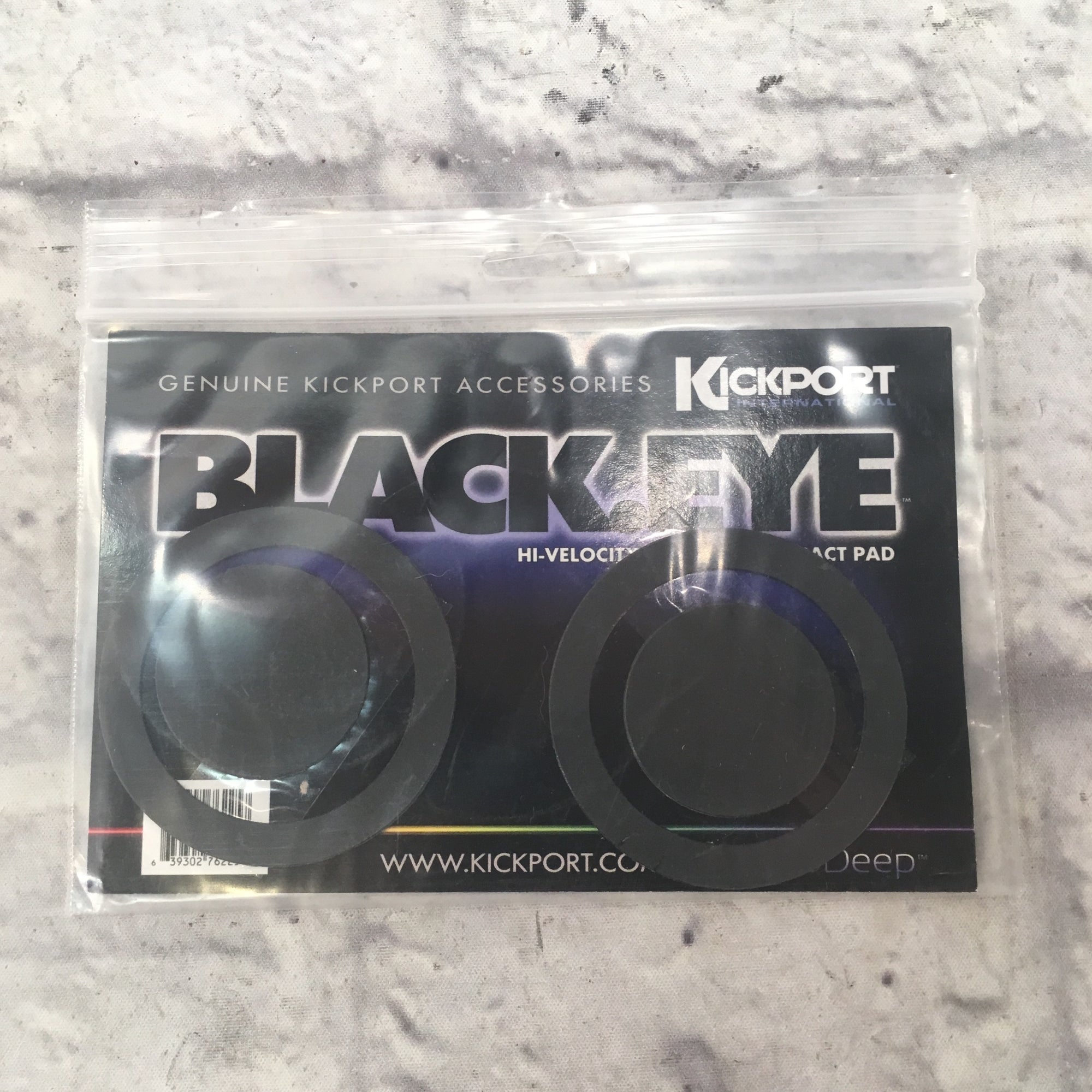 Kickport Black.Eye high Velocity Bass Drum Impact Pads (Set of 2)