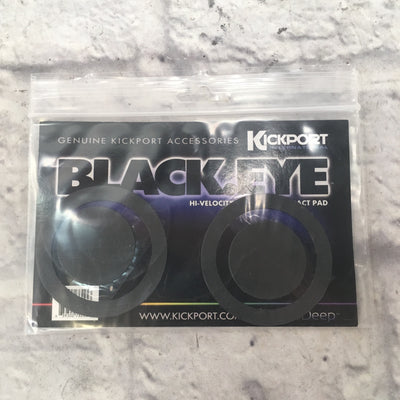 Kickport Black.Eye high Velocity Bass Drum Impact Pads (Set of 2)